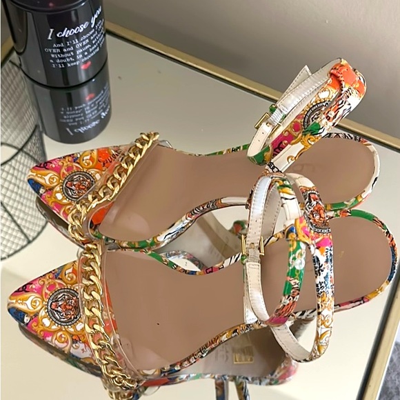 Aldo multicolor angel straps, sandal size 9 - Picture 3 of 4